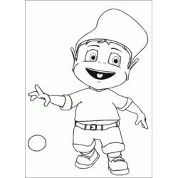 Dibujo para colorear: Adiboo (Personajes de Dibujos Animados) #23605 - Dibujos para Colorear e Imprimir Gratis