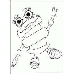 Dibujo para colorear: Adiboo (Personajes de Dibujos Animados) #23619 - Dibujos para Colorear e Imprimir Gratis