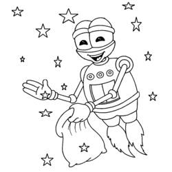 Dibujo para colorear: Adiboo (Personajes de Dibujos Animados) #23621 - Dibujos para Colorear e Imprimir Gratis