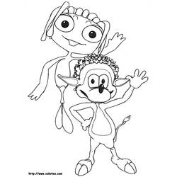 Dibujo para colorear: Adiboo (Personajes de Dibujos Animados) #23626 - Dibujos para Colorear e Imprimir Gratis