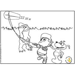 Dibujo para colorear: Adiboo (Personajes de Dibujos Animados) #23653 - Dibujos para Colorear e Imprimir Gratis