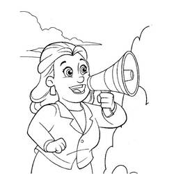 Dibujos para colorear: Alcaldesa Goodway - Dibujos para Colorear e Imprimir Gratis