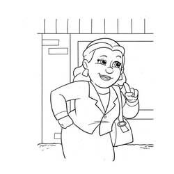 Dibujo para colorear: Alcaldesa Goodway (Personajes de Dibujos Animados) #181793 - Dibujos para Colorear e Imprimir Gratis