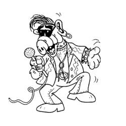 Dibujo para colorear: ALF (Personajes de Dibujos Animados) #33672 - Dibujos para Colorear e Imprimir Gratis