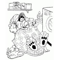 Dibujo para colorear: ALF (Personajes de Dibujos Animados) #33676 - Dibujos para Colorear e Imprimir Gratis