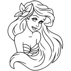 Dibujo para colorear: Ariel (Personajes de Dibujos Animados) #178409 - Dibujos para Colorear e Imprimir Gratis