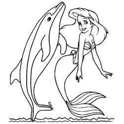 Dibujo para colorear: Ariel (Personajes de Dibujos Animados) #178414 - Dibujos para Colorear e Imprimir Gratis