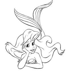 Dibujo para colorear: Ariel (Personajes de Dibujos Animados) #178420 - Dibujos para Colorear e Imprimir Gratis
