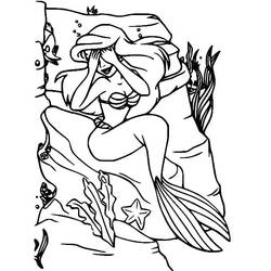 Dibujo para colorear: Ariel (Personajes de Dibujos Animados) #178421 - Dibujos para Colorear e Imprimir Gratis