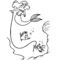 Dibujo para colorear: Ariel (Personajes de Dibujos Animados) #178428 - Dibujos para Colorear e Imprimir Gratis