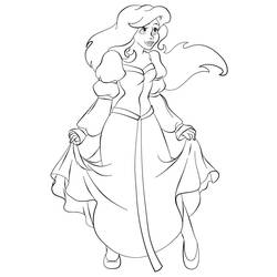 Dibujo para colorear: Ariel (Personajes de Dibujos Animados) #178437 - Dibujos para Colorear e Imprimir Gratis