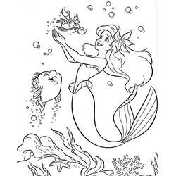 Dibujo para colorear: Ariel (Personajes de Dibujos Animados) #178438 - Dibujos para Colorear e Imprimir Gratis