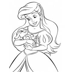 Dibujo para colorear: Ariel (Personajes de Dibujos Animados) #178445 - Dibujos para Colorear e Imprimir Gratis