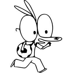 Dibujo para colorear: Ariol (Personajes de Dibujos Animados) #183531 - Dibujos para Colorear e Imprimir Gratis