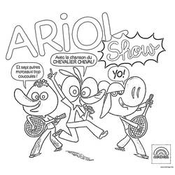 Dibujo para colorear: Ariol (Personajes de Dibujos Animados) #183538 - Dibujos para Colorear e Imprimir Gratis