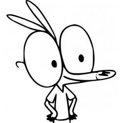 Dibujo para colorear: Ariol (Personajes de Dibujos Animados) #183542 - Dibujos para Colorear e Imprimir Gratis