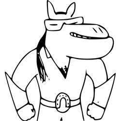 Dibujo para colorear: Ariol (Personajes de Dibujos Animados) #183546 - Dibujos para Colorear e Imprimir Gratis