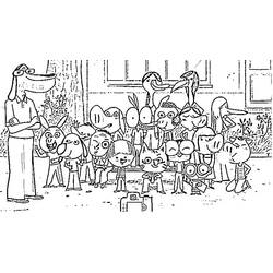 Dibujo para colorear: Ariol (Personajes de Dibujos Animados) #183547 - Dibujos para Colorear e Imprimir Gratis