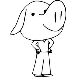 Dibujo para colorear: Ariol (Personajes de Dibujos Animados) #183548 - Dibujos para Colorear e Imprimir Gratis