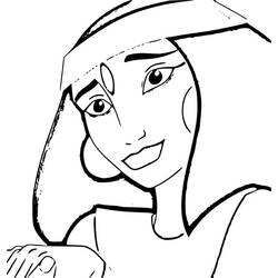 Dibujo para colorear: Asenat (Personajes de Dibujos Animados) #182315 - Dibujos para Colorear e Imprimir Gratis