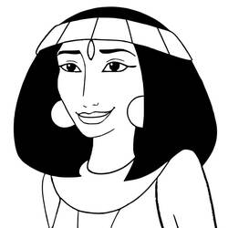 Dibujo para colorear: Asenat (Personajes de Dibujos Animados) #182316 - Dibujos para Colorear e Imprimir Gratis