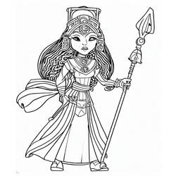 Dibujo para colorear: Asenat (Personajes de Dibujos Animados) #182348 - Dibujos para Colorear e Imprimir Gratis