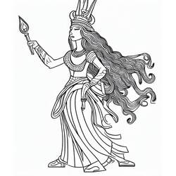 Dibujo para colorear: Asenat (Personajes de Dibujos Animados) #182349 - Dibujos para Colorear e Imprimir Gratis
