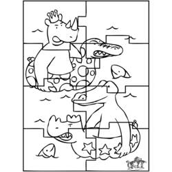 Dibujo para colorear: Babar (Personajes de Dibujos Animados) #28039 - Dibujos para Colorear e Imprimir Gratis