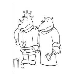 Dibujo para colorear: Babar (Personajes de Dibujos Animados) #28059 - Dibujos para Colorear e Imprimir Gratis