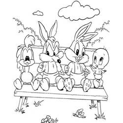 Dibujo para colorear: Baby Looney Tunes (Personajes de Dibujos Animados) #26509 - Dibujos para Colorear e Imprimir Gratis