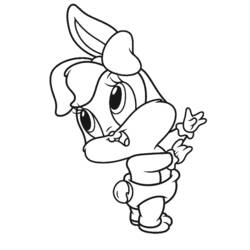Dibujo para colorear: Baby Looney Tunes (Personajes de Dibujos Animados) #26532 - Dibujos para Colorear e Imprimir Gratis