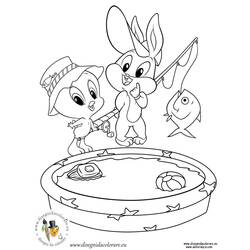 Dibujo para colorear: Baby Looney Tunes (Personajes de Dibujos Animados) #26541 - Dibujos para Colorear e Imprimir Gratis