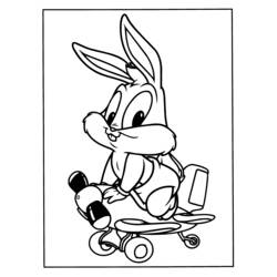 Dibujo para colorear: Baby Looney Tunes (Personajes de Dibujos Animados) #26596 - Dibujos para Colorear e Imprimir Gratis