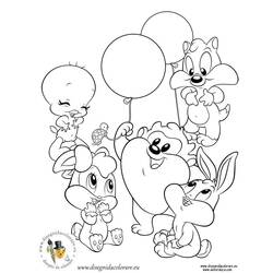 Dibujo para colorear: Baby Looney Tunes (Personajes de Dibujos Animados) #26598 - Dibujos para Colorear e Imprimir Gratis