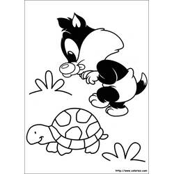 Dibujo para colorear: Baby Looney Tunes (Personajes de Dibujos Animados) #26599 - Dibujos para Colorear e Imprimir Gratis