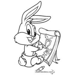 Dibujo para colorear: Baby Looney Tunes (Personajes de Dibujos Animados) #26613 - Dibujos para Colorear e Imprimir Gratis