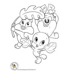 Dibujo para colorear: Baby Looney Tunes (Personajes de Dibujos Animados) #26633 - Dibujos para Colorear e Imprimir Gratis