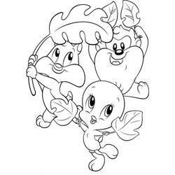 Dibujo para colorear: Baby Looney Tunes (Personajes de Dibujos Animados) #26691 - Dibujos para Colorear e Imprimir Gratis