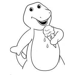 Dibujos para colorear: Barney - Dibujos para Colorear e Imprimir Gratis