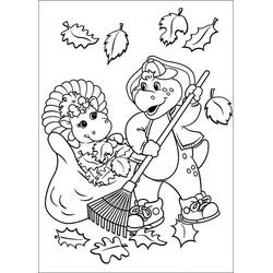 Dibujo para colorear: Barney (Personajes de Dibujos Animados) #203017 - Dibujos para Colorear e Imprimir Gratis