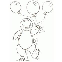 Dibujo para colorear: Barney (Personajes de Dibujos Animados) #203027 - Dibujos para Colorear e Imprimir Gratis
