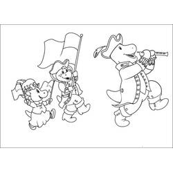 Dibujo para colorear: Barney (Personajes de Dibujos Animados) #203031 - Dibujos para Colorear e Imprimir Gratis