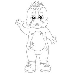 Dibujo para colorear: Barney (Personajes de Dibujos Animados) #203040 - Dibujos para Colorear e Imprimir Gratis