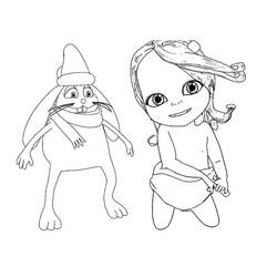Dibujo para colorear: Bebé Lilly (Personajes de Dibujos Animados) #182448 - Dibujos para Colorear e Imprimir Gratis