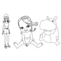 Dibujo para colorear: Bebé Lilly (Personajes de Dibujos Animados) #182453 - Dibujos para Colorear e Imprimir Gratis