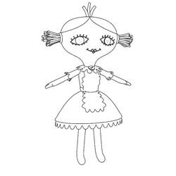 Dibujo para colorear: Bebé Lilly (Personajes de Dibujos Animados) #182456 - Dibujos para Colorear e Imprimir Gratis