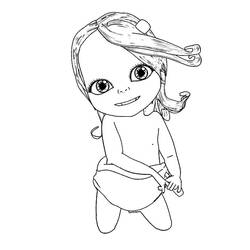Dibujo para colorear: Bebé Lilly (Personajes de Dibujos Animados) #182460 - Dibujos para Colorear e Imprimir Gratis