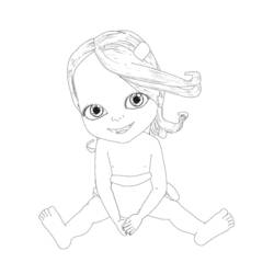 Dibujo para colorear: Bebé Lilly (Personajes de Dibujos Animados) #41089 - Dibujos para Colorear e Imprimir Gratis