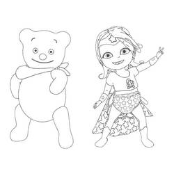 Dibujos para colorear: Bebé Lilly - Dibujos para Colorear e Imprimir Gratis