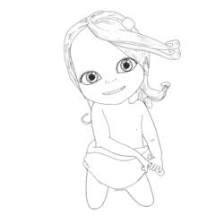 Dibujo para colorear: Bebé Lilly (Personajes de Dibujos Animados) #41093 - Dibujos para Colorear e Imprimir Gratis